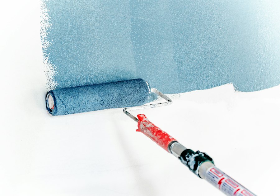 Painting a wall